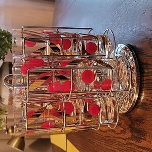 MCM 8 glasses with rotating holder
